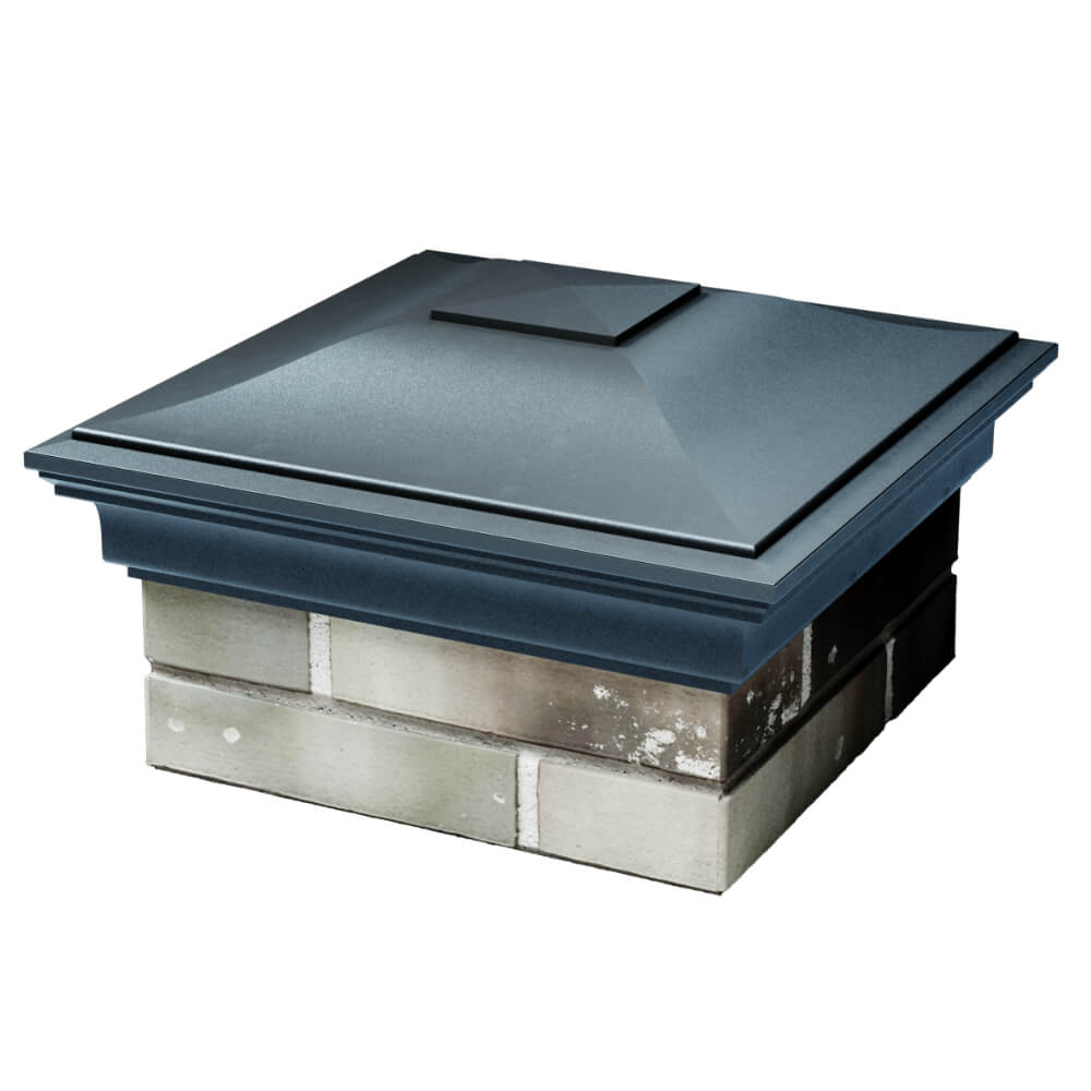 Колпак Zking Монблан Серый на столб 1.5х1.5 кирпича (385х385мм) в Минеральных водах фото