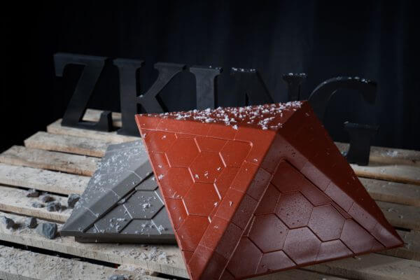 Колпак Zking Эверест Красный на столб 1.5х1.5 кирпича (390х390мм) в Минеральных водах фото