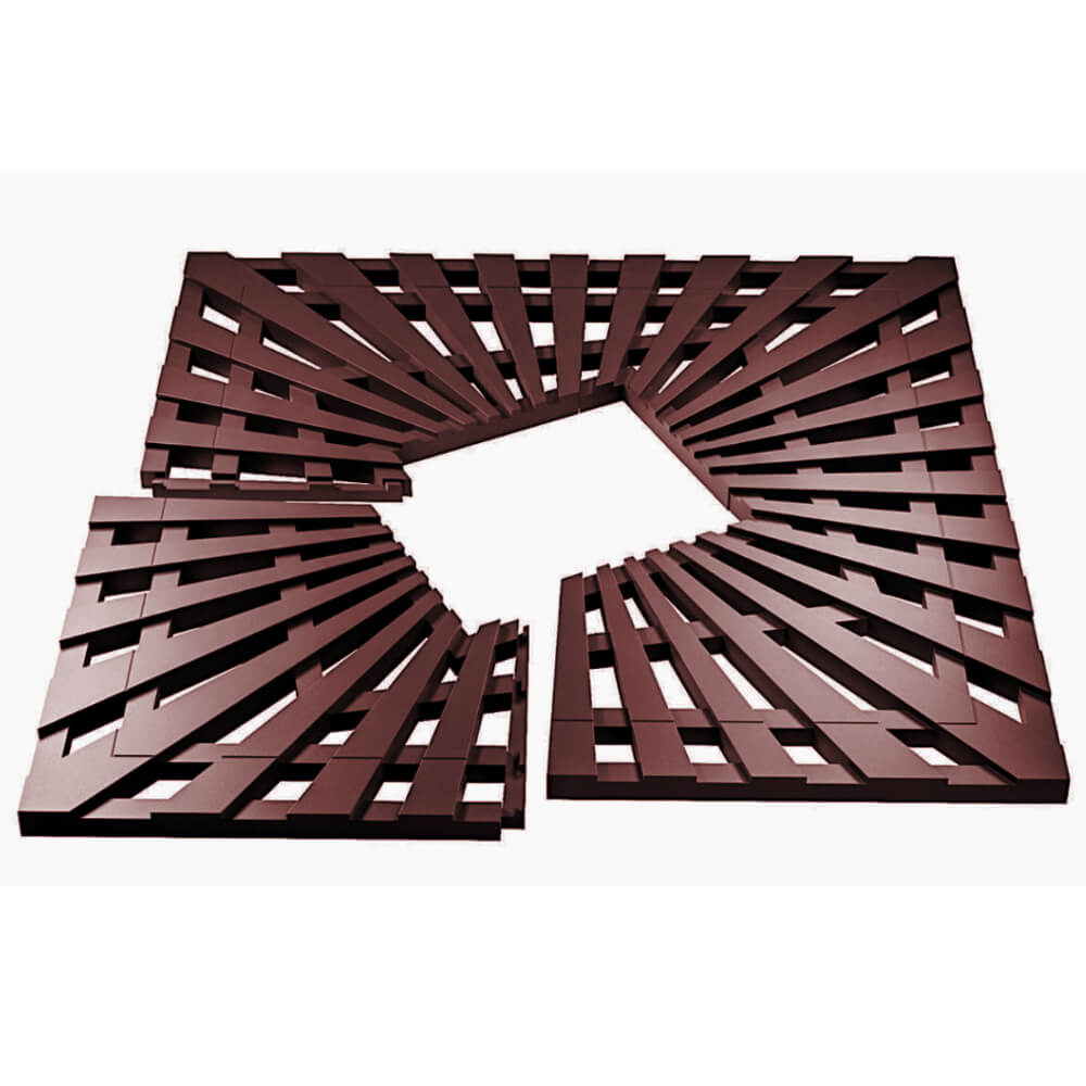 Приствольная решетка для дерева ZKING ATMOSPHERE 1.2х1.2м Коричневая в Минеральных водах фото