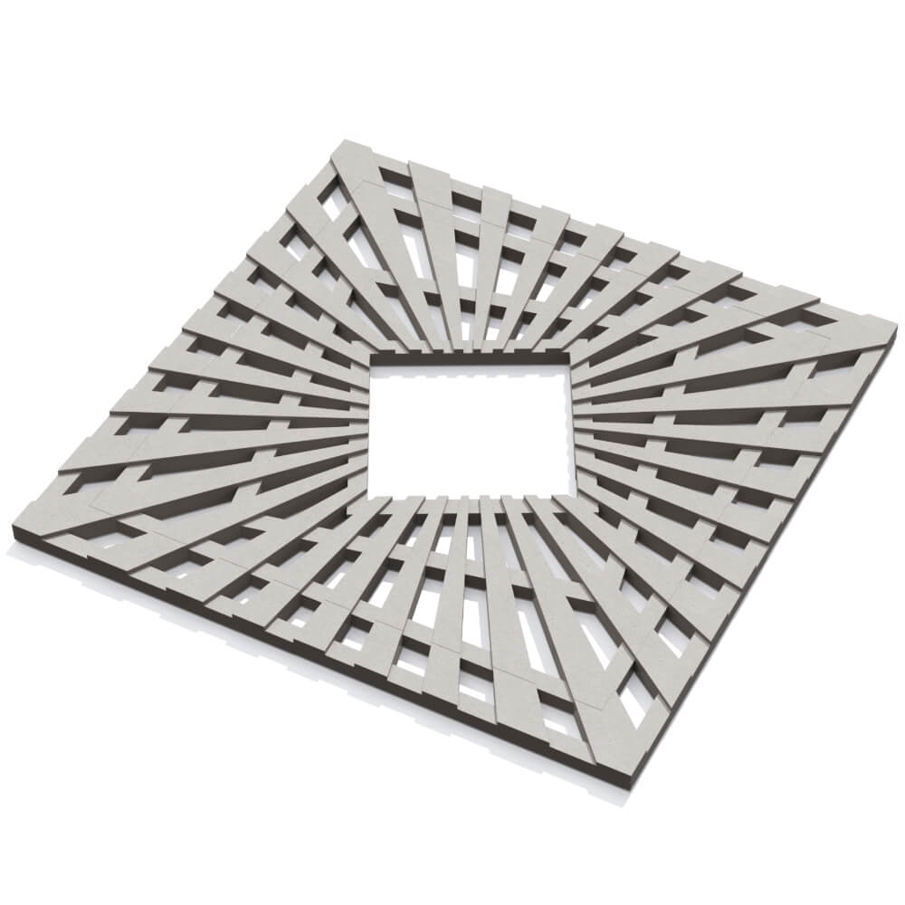 Приствольная решетка для дерева ZKING ATMOSPHERE 1.2х1.2м Бежевая в Минеральных водах фото