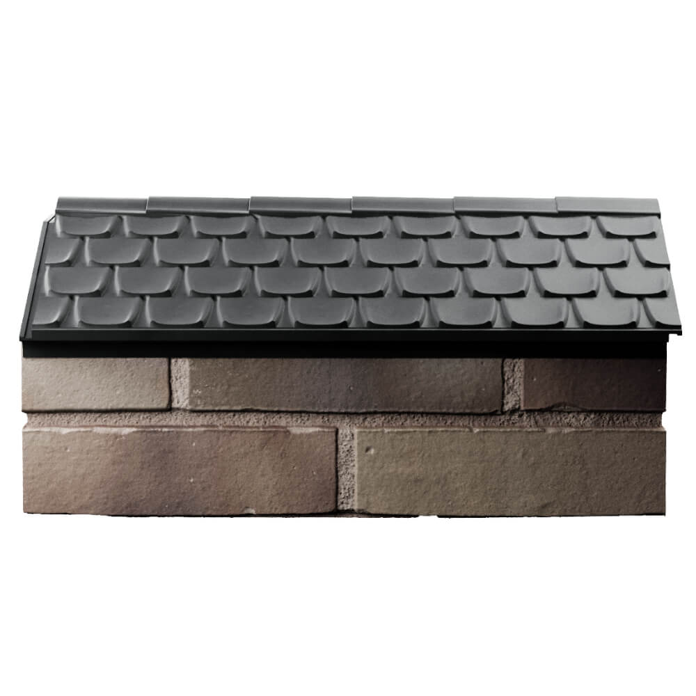 Парапет Zking Эльбрус Серый с посадкой на 1 кирпич (255мм) в Минеральных водах фото