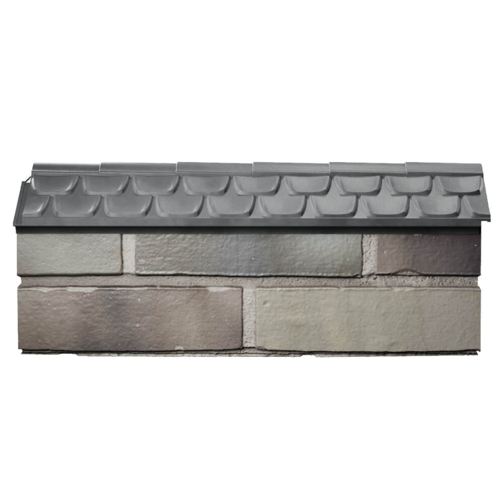 Парапет Zking Эльбрус Серый с посадкой на 0.5 кирпича (130мм) в Минеральных водах фото