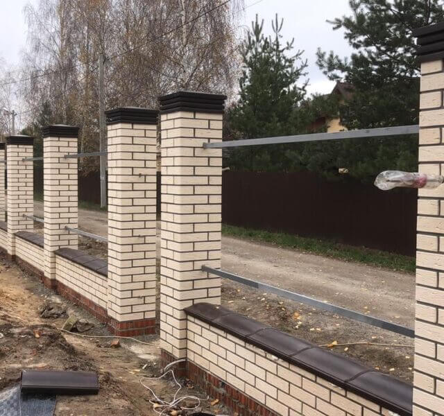 Колпак Zking Бона ХайТек Коричневый на столб 1.5х1.5 кирпича (385х385мм) в Минеральных водах фото