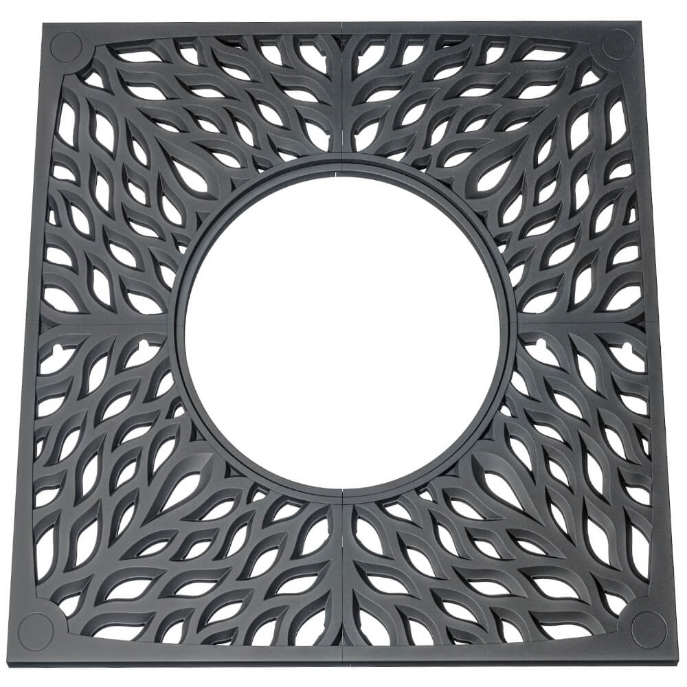 Приствольная решетка для дерева ZKING CRUST 2х2м Черная Минеральные воды фото