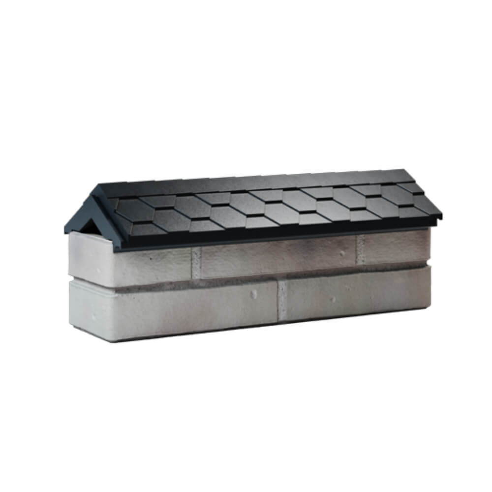 Парапет Zking Эверест Черный с посадкой на 0.5 кирпича (130мм) Минеральные воды фото