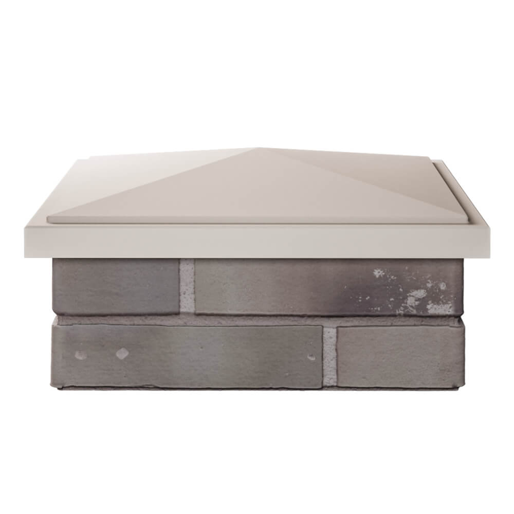 Колпак Zking БонаМоно Бежевый на столб 1.5х1.5 кирпича (385х385, 400х400мм) Минеральные воды фото