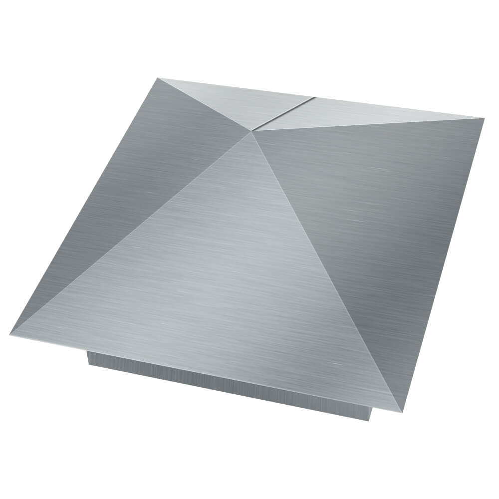 Колпак металлический 380х380мм оцинкованный заборный Минеральные воды фото