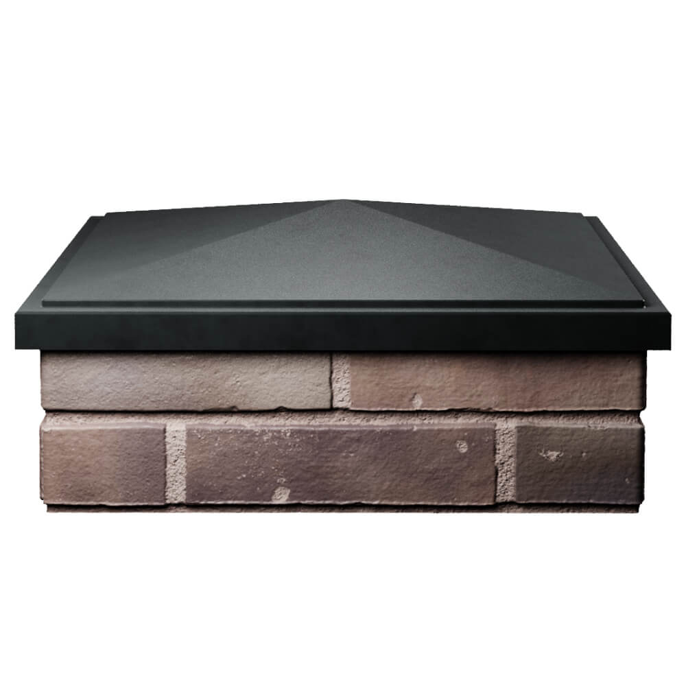 Колпак Zking БонаМоно Черный на столб 2х2 кирпича (515х515, 530х530мм) Минеральные воды фото