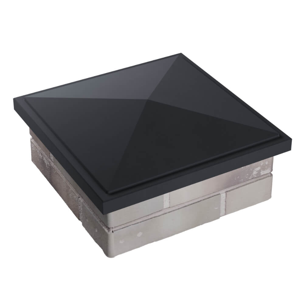 Колпак Zking БонаМоно Серый на столб 1.5х1.5 кирпича (385х385, 400х400мм) в Минеральных водах фото