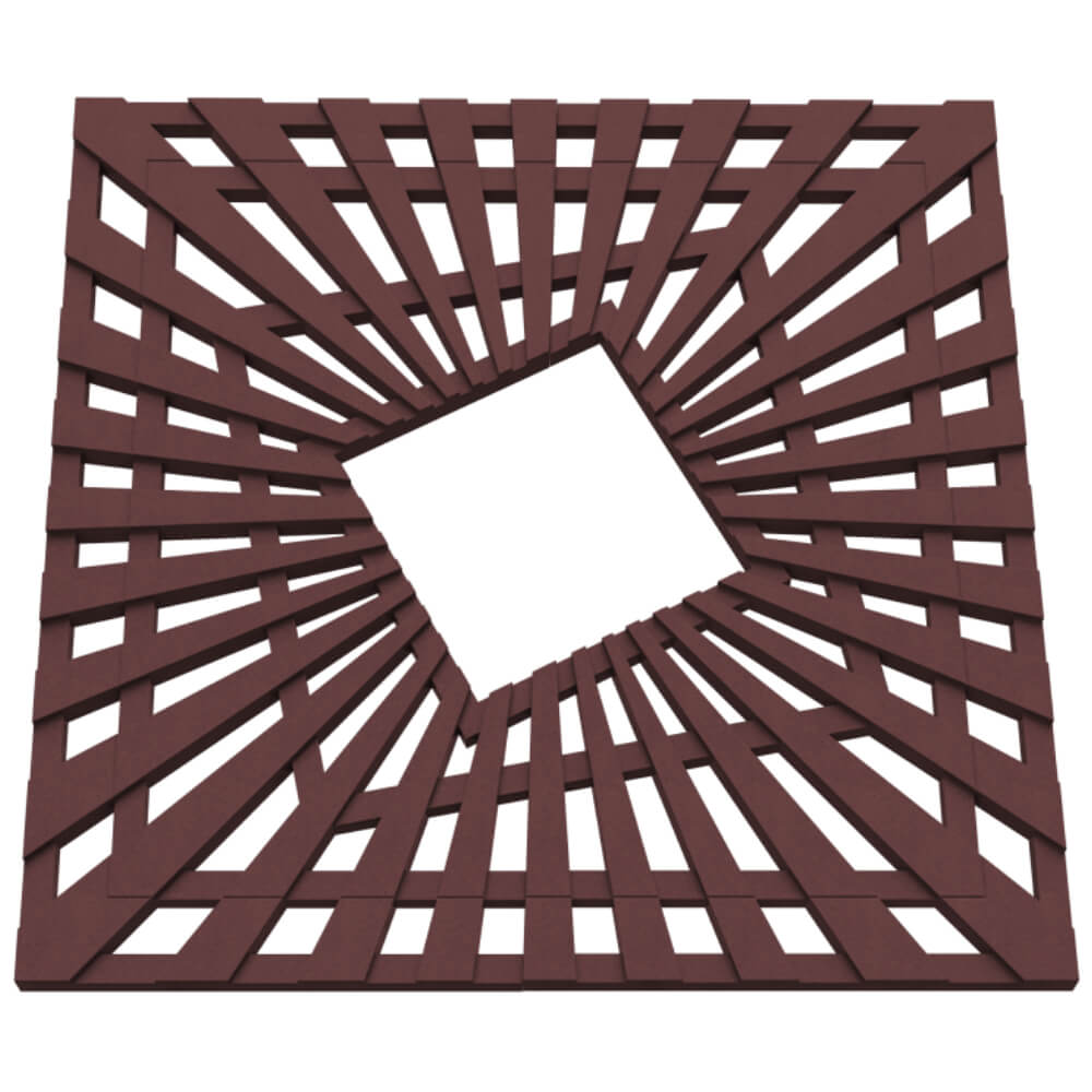 Приствольная решетка для дерева ZKING ATMOSPHERE 1.2х1.2м Коричневая в Минеральных водах фото