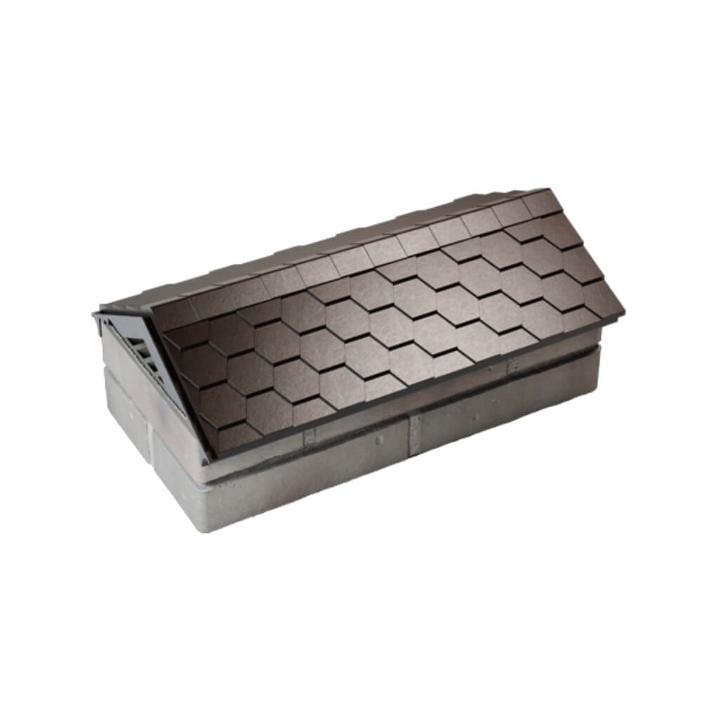 Парапет Zking Эверест Коричневый с посадкой на 1 кирпич (200/225/255мм) в Минеральных водах фото