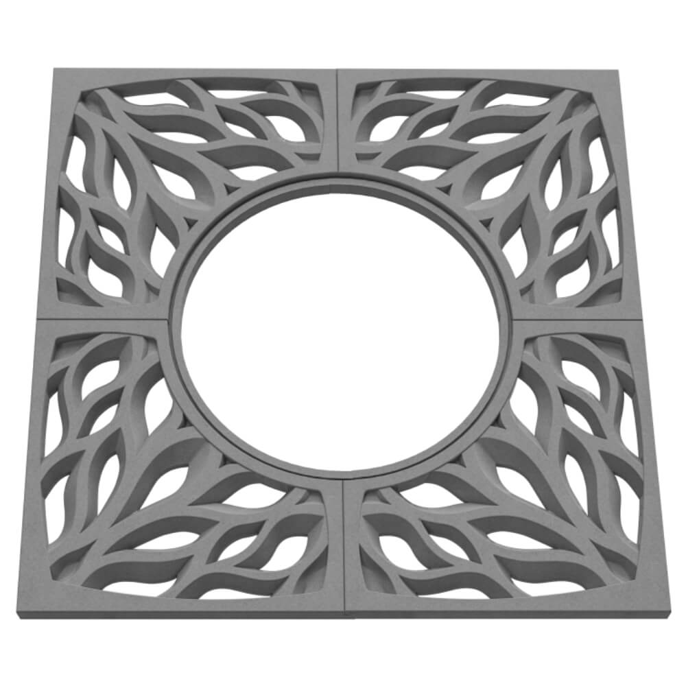 Приствольная решетка для дерева ZKING CRUST 1.2х1.2м Серая в Минеральных водах фото