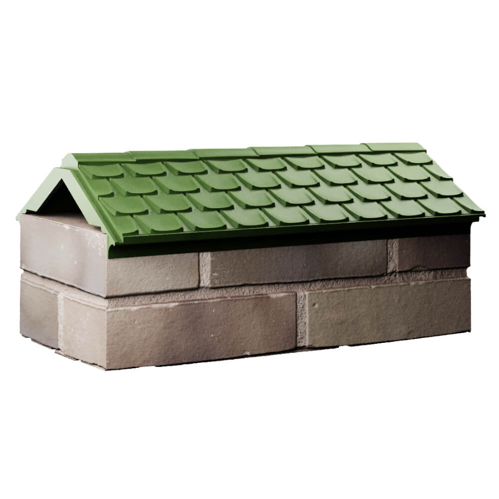 Парапет Zking Эльбрус Зеленый с посадкой на 1 кирпич (255мм) Минеральные воды фото