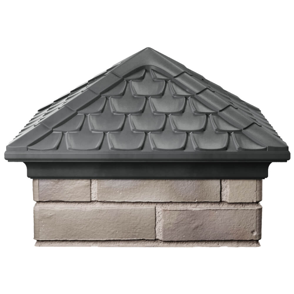 Колпак Zking Эльбрус Серый на столб 1.5х1.5 кирпича (385х385мм) Минеральные воды фото