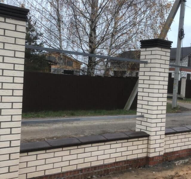 Колпак Zking Бона ХайТек Коричневый на столб 1.5х1.5 кирпича (385х385мм) в Минеральных водах фото