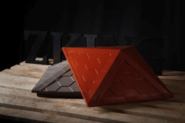 Колпак Zking Эверест Красный на столб 1.5х1.5 кирпича (390х390мм) в Минеральных водах фото