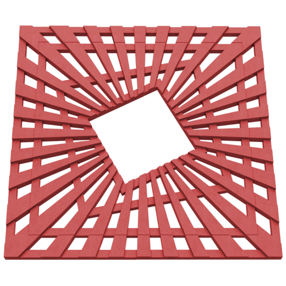 Приствольная решетка для дерева ZKING ATMOSPHERE 1.2х1.2м Красная в Минеральных водах фото