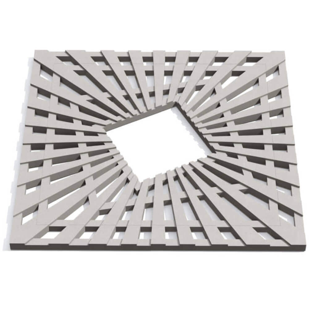 Приствольная решетка для дерева ZKING ATMOSPHERE 1.2х1.2м Бежевая Минеральные воды фото