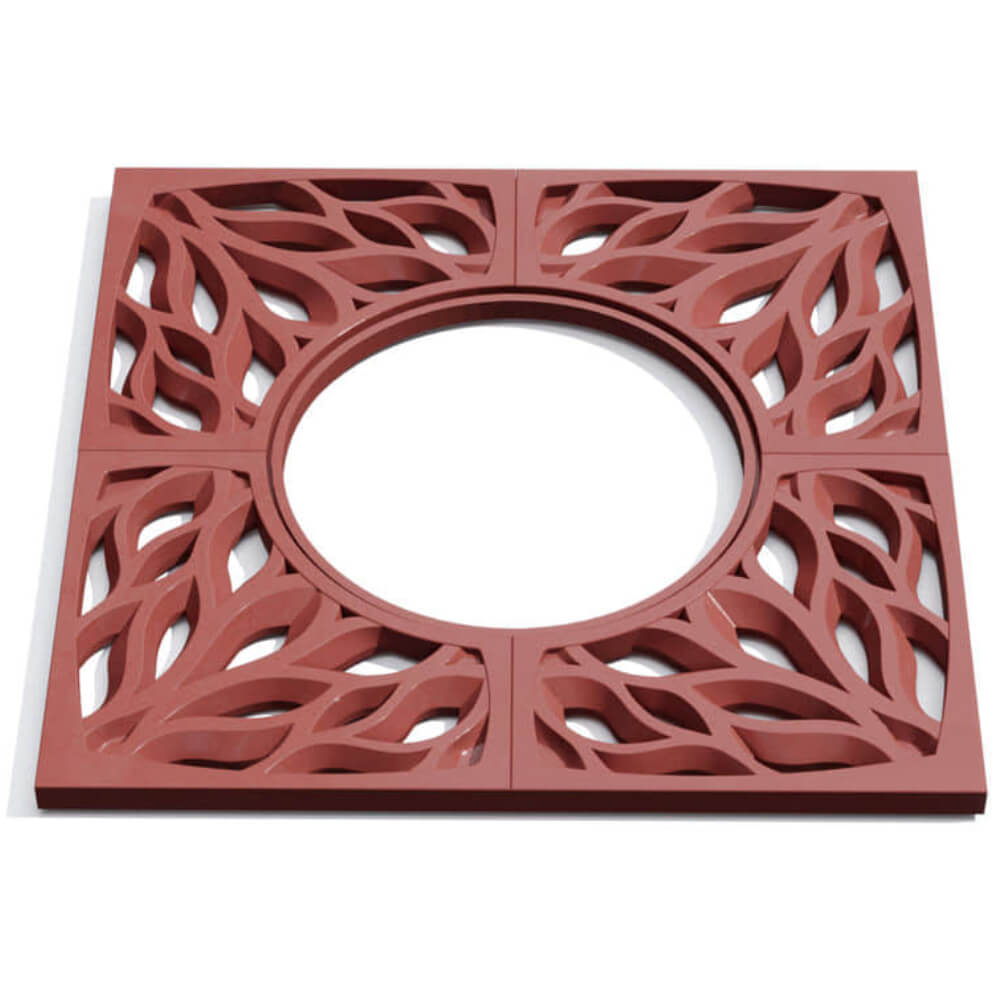 Приствольная решетка для дерева ZKING CRUST 1.2х1.2м Красная Минеральные воды фото