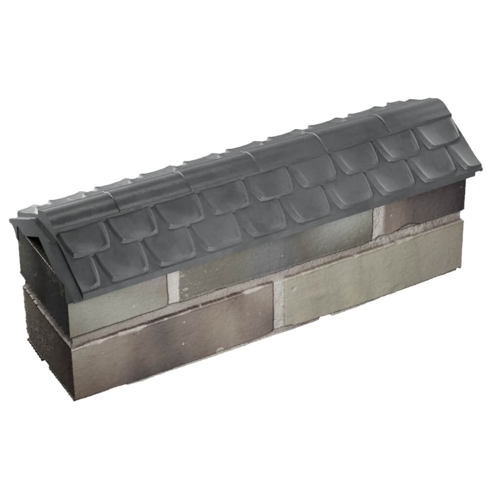 Парапет Zking Эльбрус Серый с посадкой на 0.5 кирпича (130мм) в Минеральных водах фото