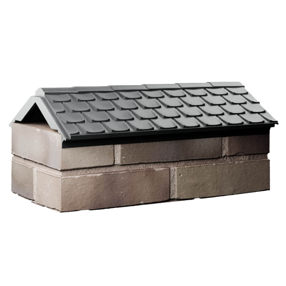 Парапет Zking Эльбрус Серый с посадкой на 1 кирпич (255мм) Минеральные воды фото