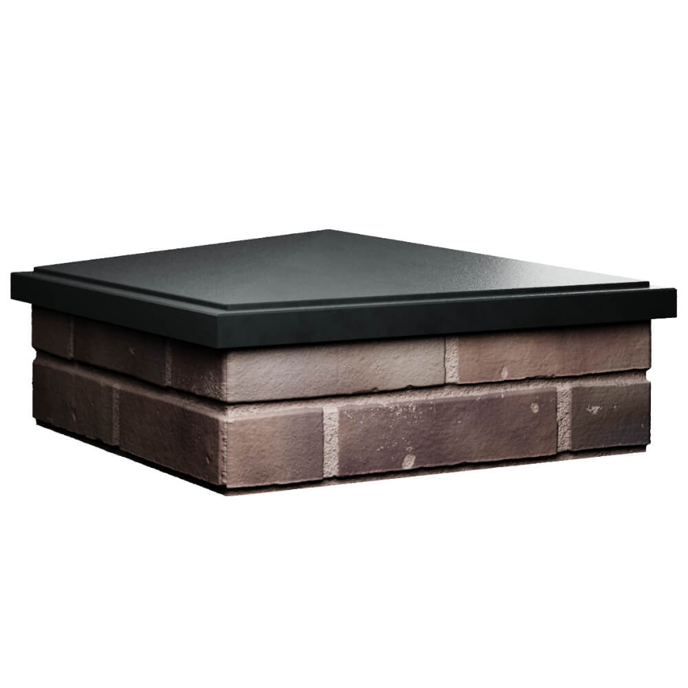 Колпак Zking БонаМоно Черный на столб 2х2 кирпича (515х515, 530х530мм) в Минеральных водах фото