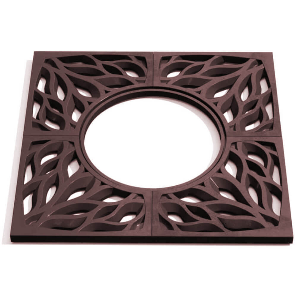 Приствольная решетка для дерева ZKING CRUST 1.2х1.2м Коричневая Минеральные воды фото