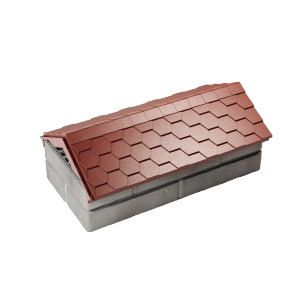 Парапет Zking Эверест Красный с посадкой на 1 кирпич (200/225/255мм) в Минеральных водах фото