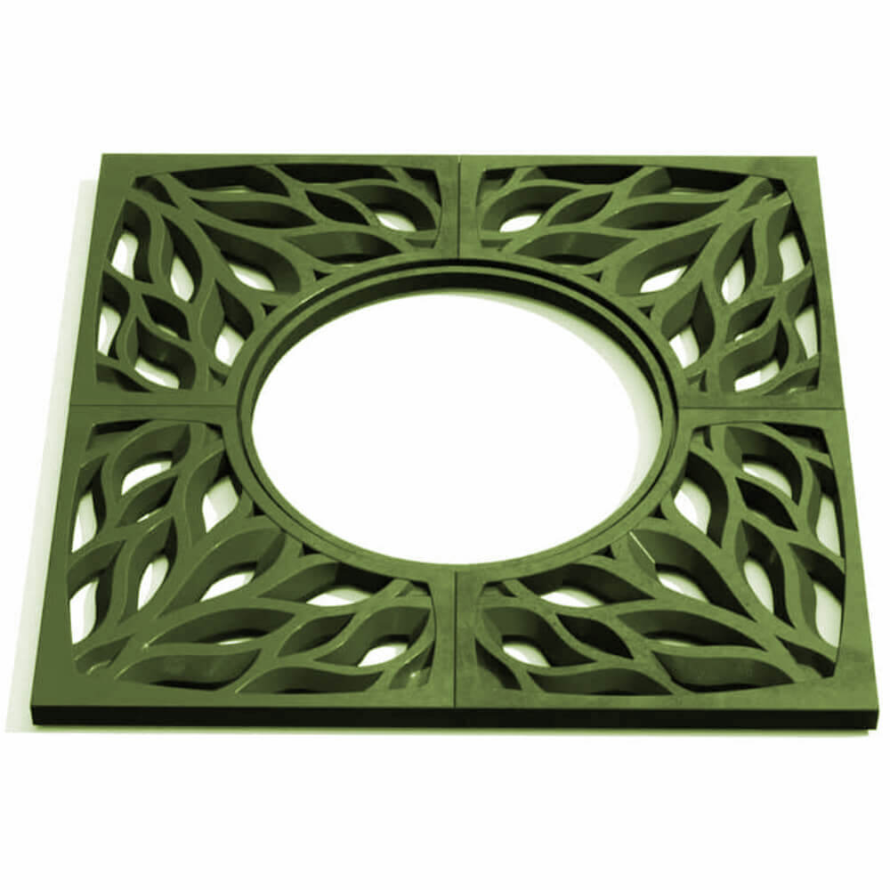 Приствольная решетка для дерева ZKING CRUST 1.2х1.2м Зеленая Минеральные воды фото