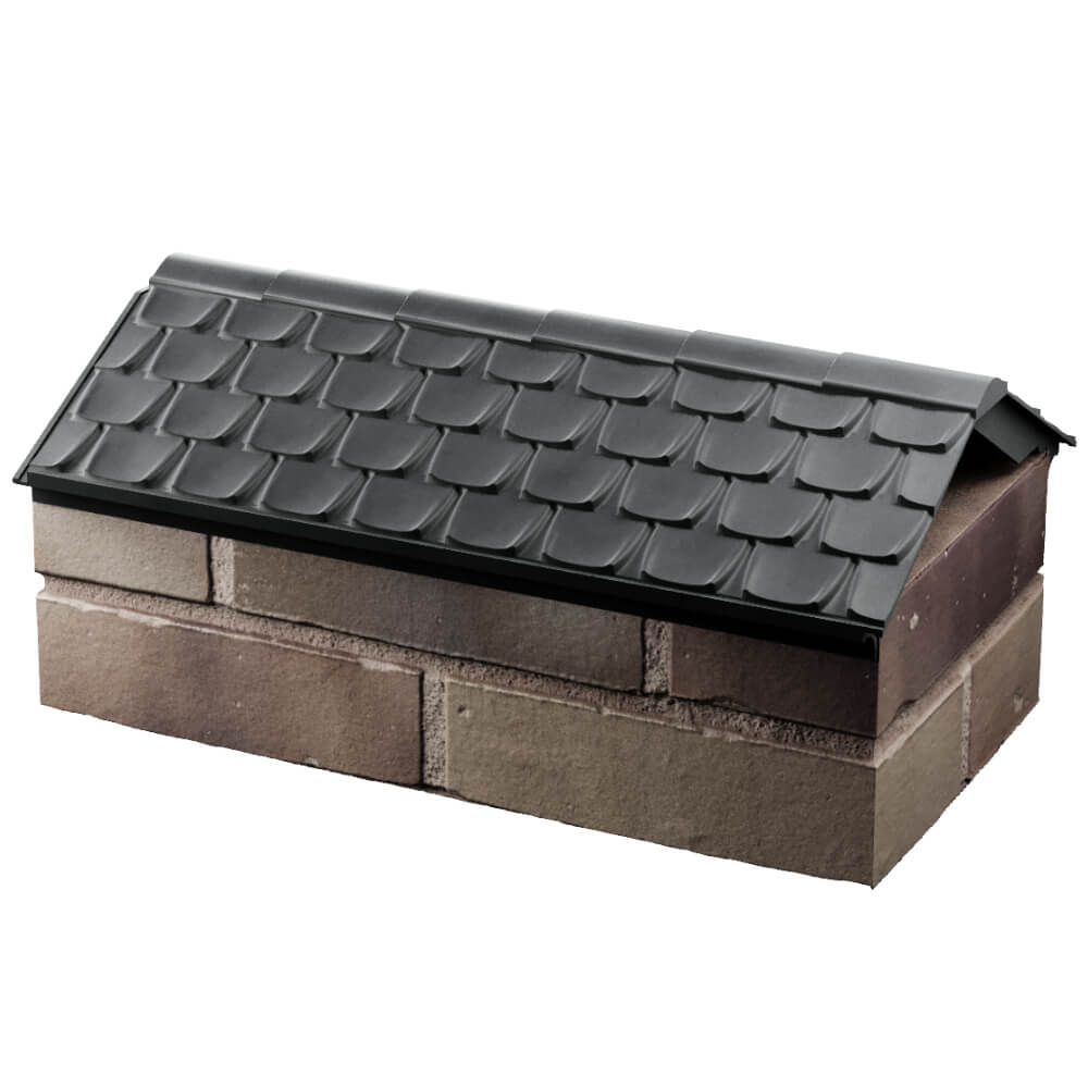 Парапет Zking Эльбрус Серый с посадкой на 1 кирпич (255мм) в Минеральных водах фото