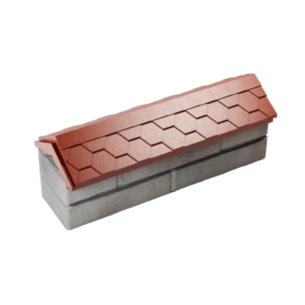 Парапет Zking Эверест Красный с посадкой на 0.5 кирпича (130мм) в Минеральных водах фото