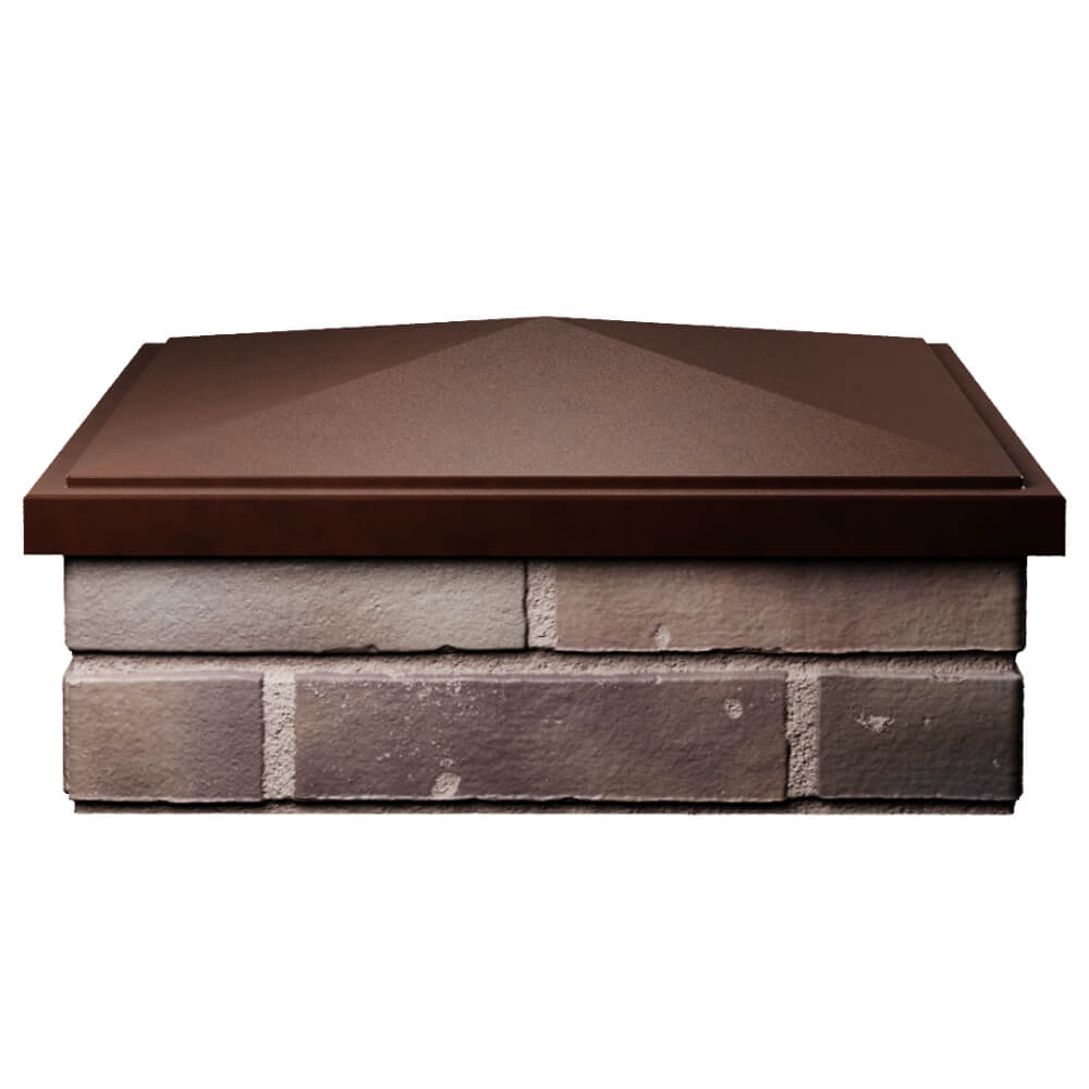 Колпак Zking БонаМоно Коричневый на столб 2х2 кирпича (515х515, 530х530мм) Минеральные воды фото