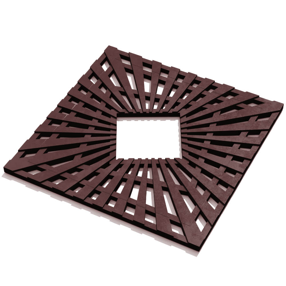 Приствольная решетка для дерева ZKING ATMOSPHERE 1.2х1.2м Коричневая в Минеральных водах фото