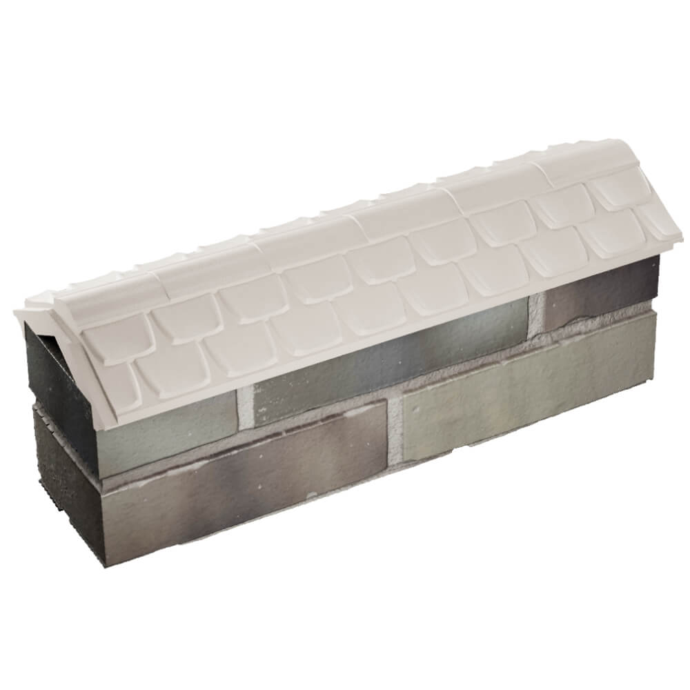 Парапет Zking Эльбрус Бежевый с посадкой на 0.5 кирпича (130мм) в Минеральных водах фото