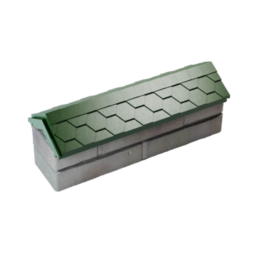 Парапет Zking Эверест Зеленый с посадкой на 0.5 кирпича (130мм) в Минеральных водах фото