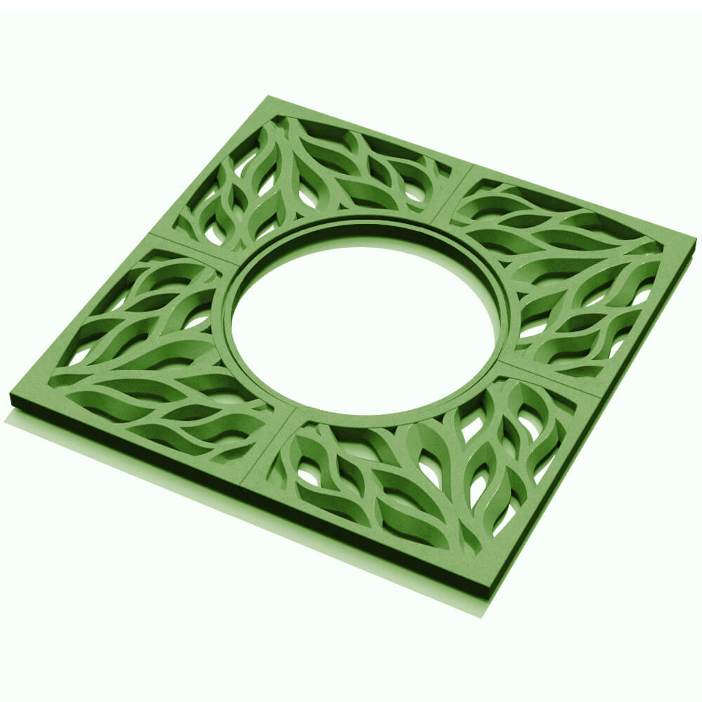 Приствольная решетка для дерева ZKING CRUST 1.2х1.2м Зеленая в Минеральных водах фото