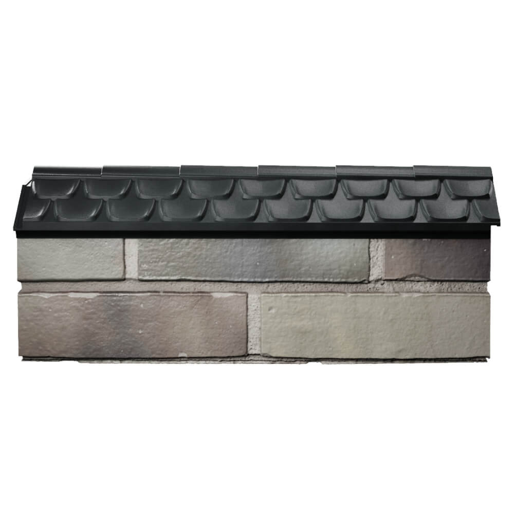 Парапет Zking Эльбрус Черный с посадкой на 0.5 кирпича (130мм) в Минеральных водах фото